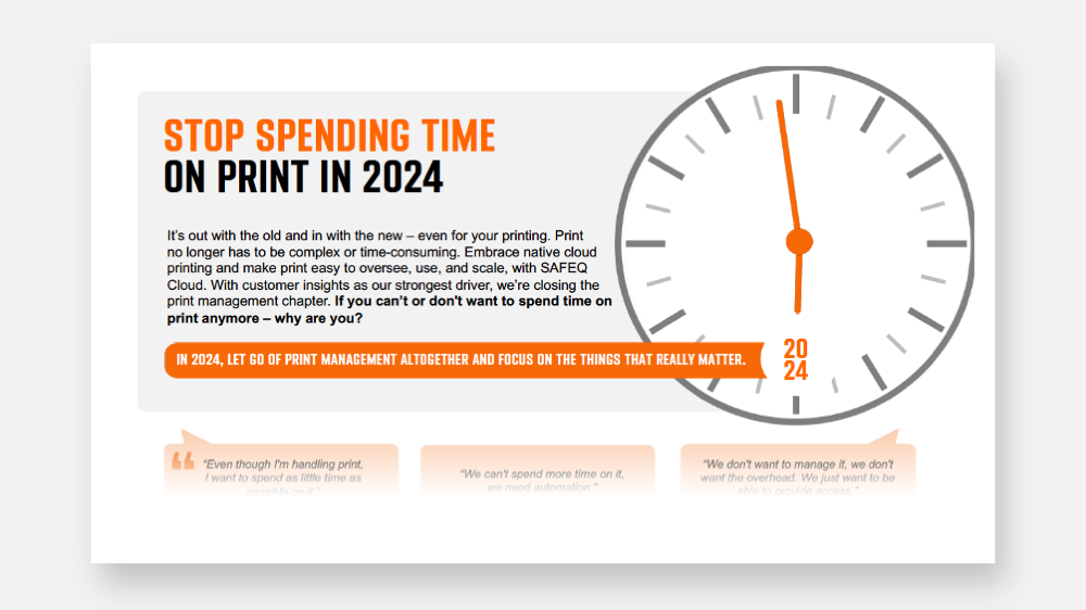 Thumbnail - Stop spending time on print - Infographic