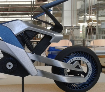 Motorbike 3D Model Printed on Be3D Printer