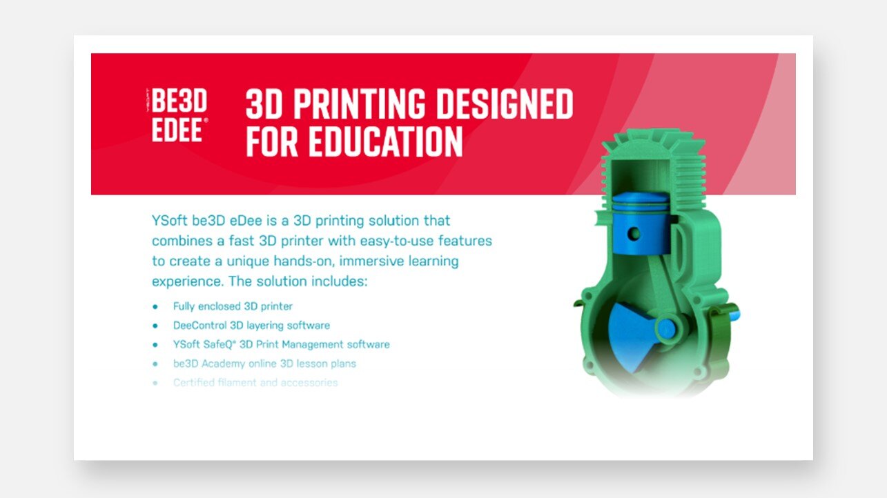 3D Printing designed for education
