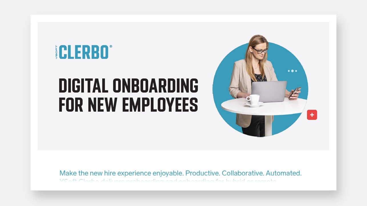 Digital onboarding for new employees en