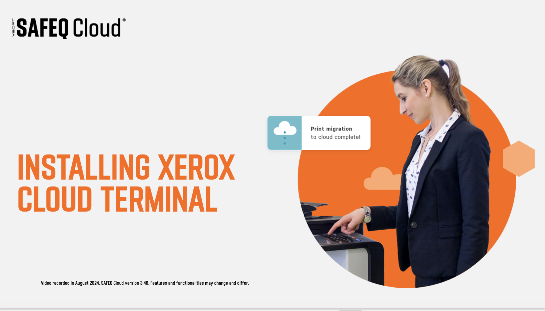 Embedded - Install Xerox Cloud